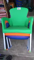 Shine Stars Quality Plastic Chairs with Metal Legs - 2