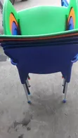 Shine Stars Quality Plastic Chairs with Metal Legs - 5