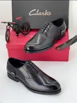 Clarks Men's Black Leather Brogue Formal Shoes - 1
