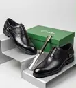 Clarks Men's Black Leather Brogue Formal Shoes - 5