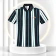 TRYAHU Premium Striped Zip Polo Shirt - 2