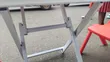 Royal Comfort Folding White Table with Metal Legs - 3