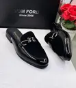 Tom Ford Patent Leather and Suede Half Shoes - 1