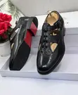 Executive Versace Luxury Men's Leather Hybrid Shoe-Sandals - 2