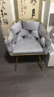 Luxury Velvet Chair - Grey - 1