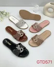 Wholesale Slippers - Black, Women's Size 44 - 5