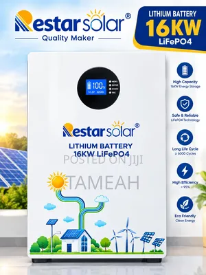 Solar Lithium Batteries - 16KW