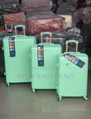 Premium AK 3-Set Silicone Fiber Unbreakable Luggage