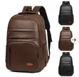 Genuine Leather Backpack - 1