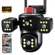 4 Lens WiFi CCTV Security IP Camera with Two-Way Audio - 1