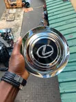Lexus Floating Wheel Center Caps (Spinner) - 4pcs - 2