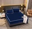 Adam Home Waterproof Fluffy Bed Cover with 2 Pillowcases - 1