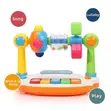 Children's Rotating Musical Toy Piano with Lighting - 2