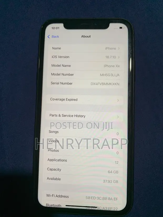 Apple iPhone XR 64GB Black - 1
