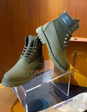 Louis Vuitton x Timberland Monogram Boots