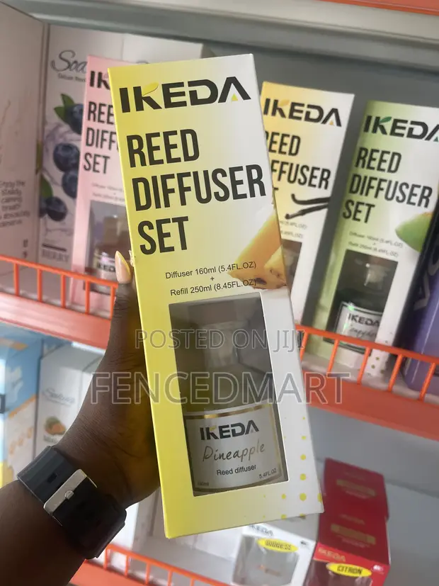 IKEDA Pineapple Reed Diffuser Set 160ml + 250ml Refill - 1