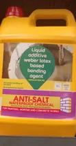 Weber Anti-Salt and Waterproof for Concrete Works (5L) - 2
