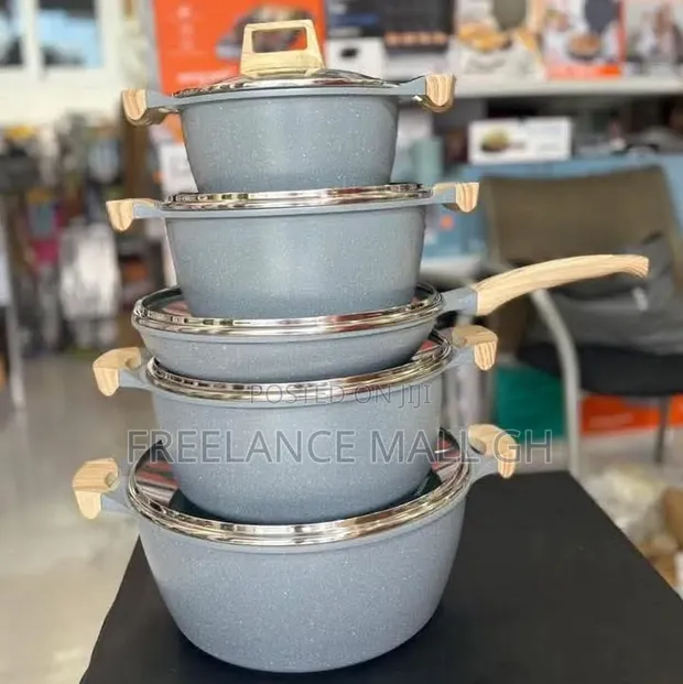 Momcoc 10-Piece Granite Cookware Set - 1