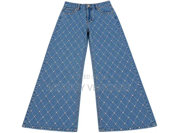 Luxury Wide-Leg Jeans - Size 29 - 1
