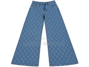 Luxury Wide-Leg Jeans - Size 29