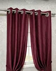 Quality Heavy Textured Blackout Curtains (200x270cm) - 1