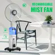Rechargeable Mist Fan with Solar Panel - 2