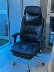 Executive Office Chair with Footrest - 1
