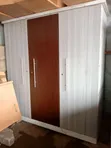 VIG Furniture 3-Door Wardrobe with Mirror - Brand New - 2