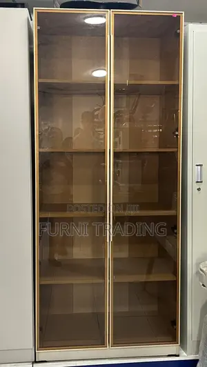 2-in-1 Glass Door Wardrobe