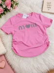 Luxury Ladies Top - Pink, Size L - 1