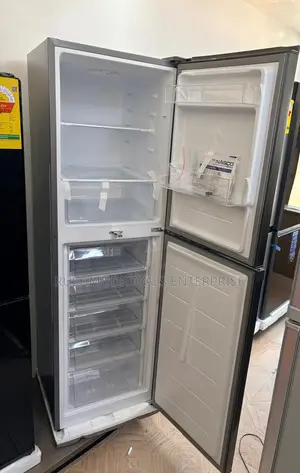 Nasco 251L Bottom Freezer Fridge - Grey