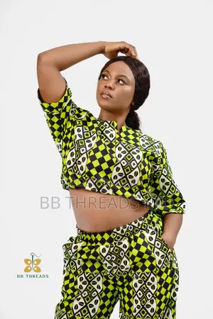 Ankara Palazzo Top and Down Set