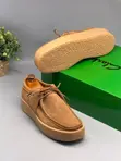 Premium Clarks Suede Moccasin Shoes (Brown) - 3