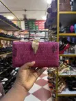 Classic Pink Clutch Bag - Brand New - 2