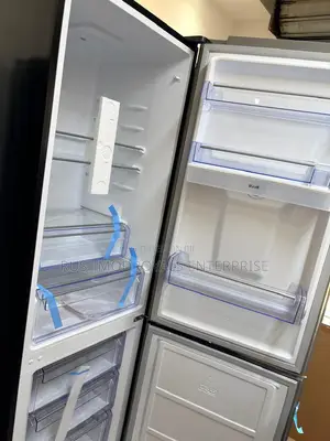 Pearl 309L Mirror Dispenser Fridge - Black