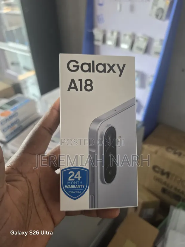 New Samsung Galaxy A18 128GB Silver - 1