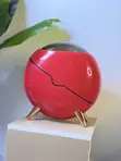 Egg-Shaped Mini Trash Bin - 3