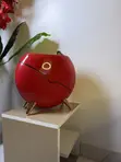 Egg-Shaped Mini Trash Bin - 4