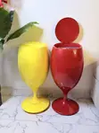 Wine Glass Shaped Trash Bin - 4