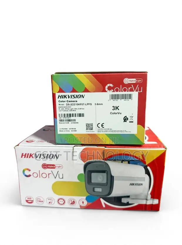 Hikvision 3K ColourVu Analogue Camera (DS-2CE10KF0T-LPS) - 1