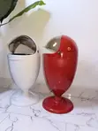 Mini Trash Bin - Wine Glass Shape - 3