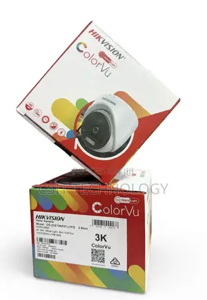 Hikvision 3K ColourVu Analogue CCTV Camera (DS-2CE70KF0T-LPFS)
