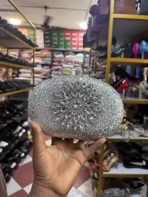 Executive Silver Clutch - Goyard Style
