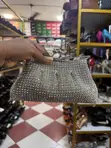 Executive Silver Clutch - Goyard Style - 2
