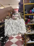 Executive Silver Clutch - Goyard Style - 4