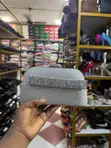 Executive Silver Clutch - Goyard Style - 5