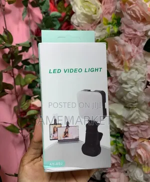 AY-49J LED Video Light for Phones & Laptops
