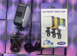 AY-83 Mini Portable RGB Full-Color LED Selfie Light