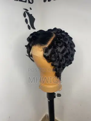 Glueless Pixie Cut Wig Cap - Human Hair