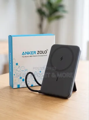 Anker Zolo Power Bank 10000mAh Magnetic USB-C Cable Black